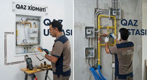 Qaz ustası Bütün növ mənzillərdə sıfırdan və ya mövcud qaz xətlərinin — Bakı
