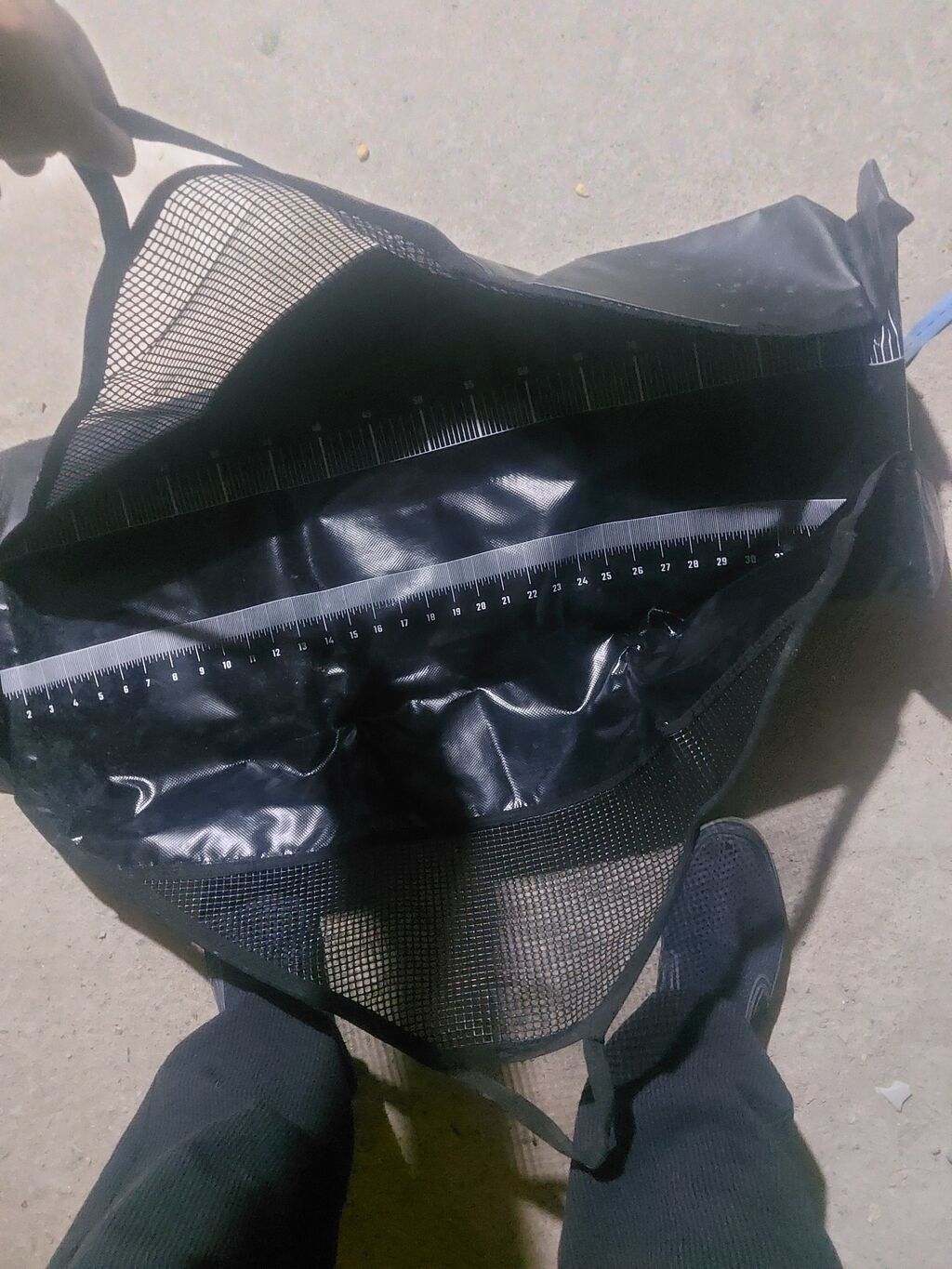 Balıqçılar üçün torlu ölçü çantası - Material: suya davamlı PVC — Sport çantaları və sırtçantalar, Digah (2)