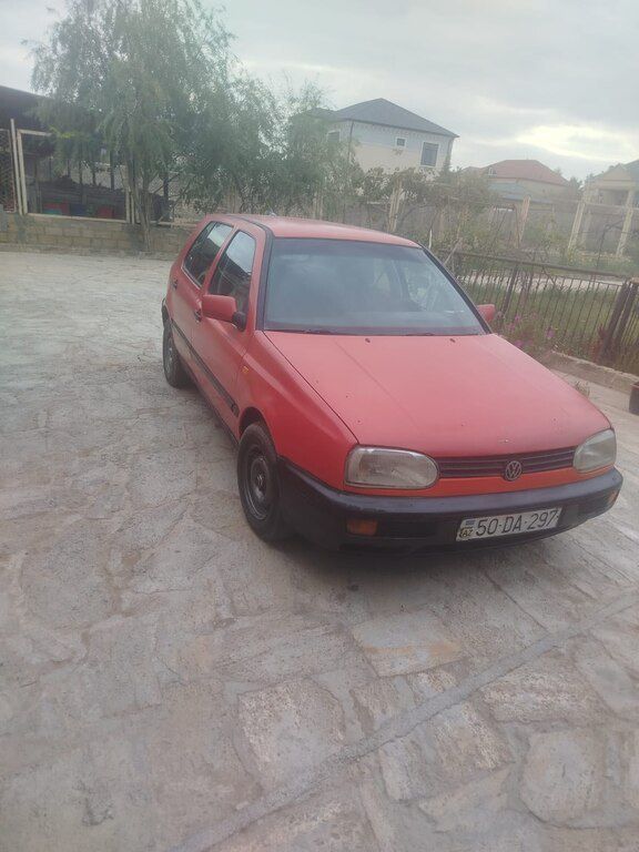 Volkswagen Golf, 1.8 L, 1993 il, 76 546 km — Avtomobillər, Bakı (10)