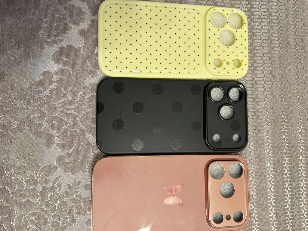 IPhone 17 Pro üçün silikon qoruyucu örtüklər – 3 ədəd dəst. Hər biri 8 — Digər, Bakı (2)