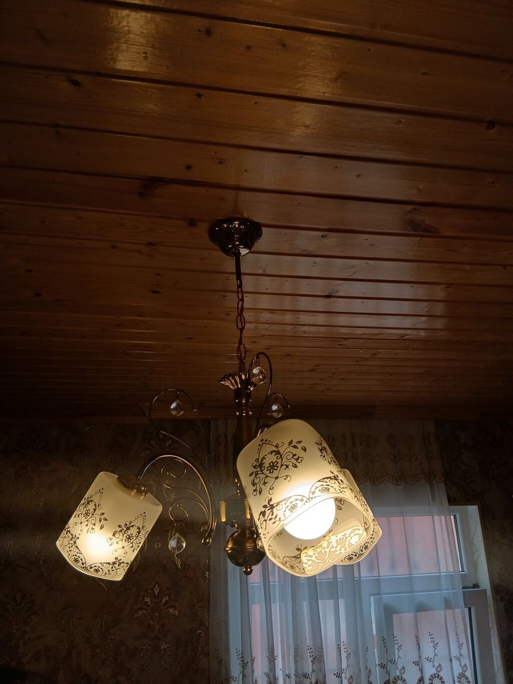 Çılçıraq, 3 lampa, Metal — Tavan is?qlar? v? cilc?raqlar, Bakı (3)