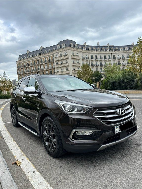 Hyundai Santa Fe, 2.0 L, 2016 il, 149 000 km — Avtomobillər, Bakı (2)