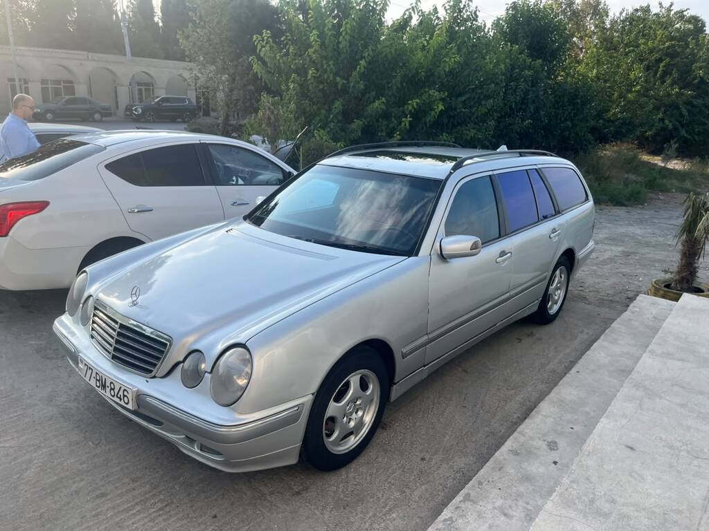 Mercedes E 270, 2.7 L, 2001 il, 600 150 km — Avtomobillər, Bərdə (3)
