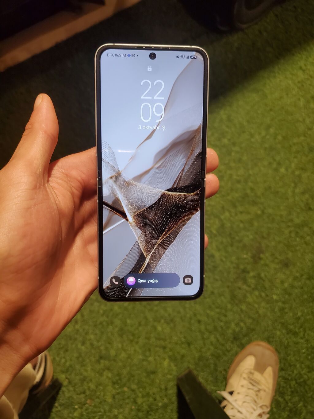 Samsung Galaxy Z Flip 5, 256 GB, rəng - Gümüşü, İki sim kartlı — Samsung, Masazır (2)