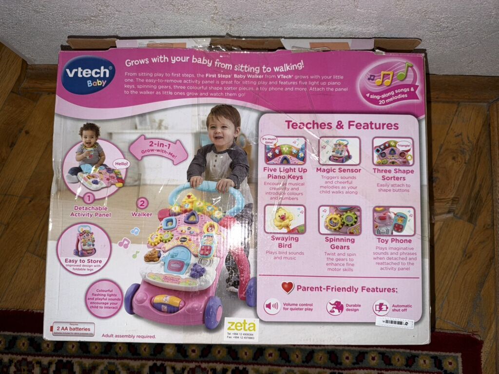 VTech Baby – First Steps Baby Walker (2-in-1) Xüsusiyyətlər: - 2-si — Inkişaf edir oyuncaqlar, Bakı (3)