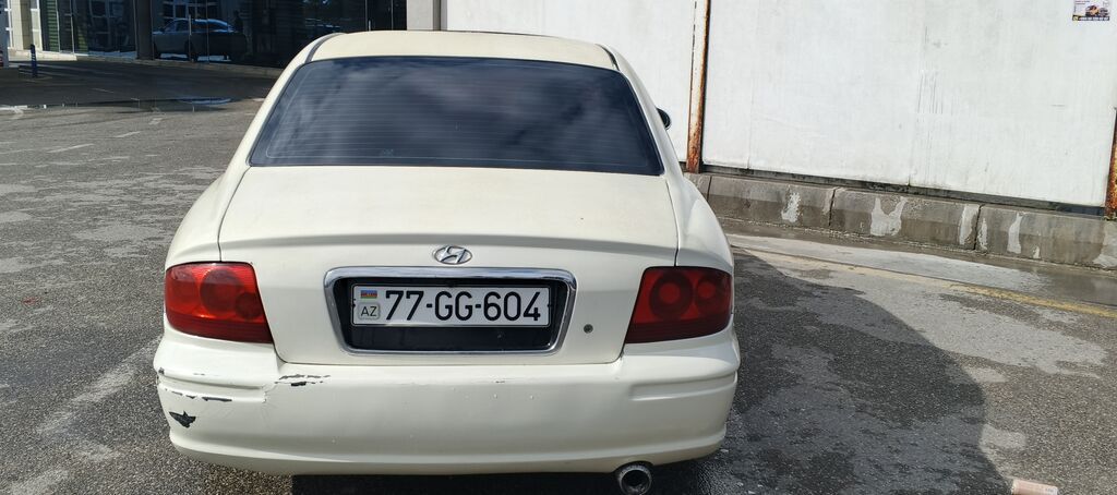 Hyundai Sonata sedan - Korpus: ağ rəng, 4 qapı, aerodinamik kuzov — Avtomobillər, Bakı (4)