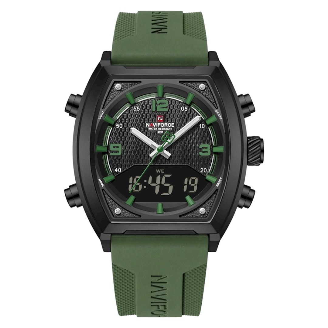 Kişi qol saatı Naviforce 9242 Black Green — Mallar, Bakı