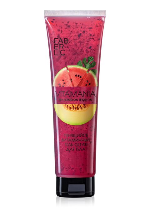 Köpüklü Vitamin Bədən üçün Gel Skrab Qarpız və Qovun Vitaman 8903 — Bakı
