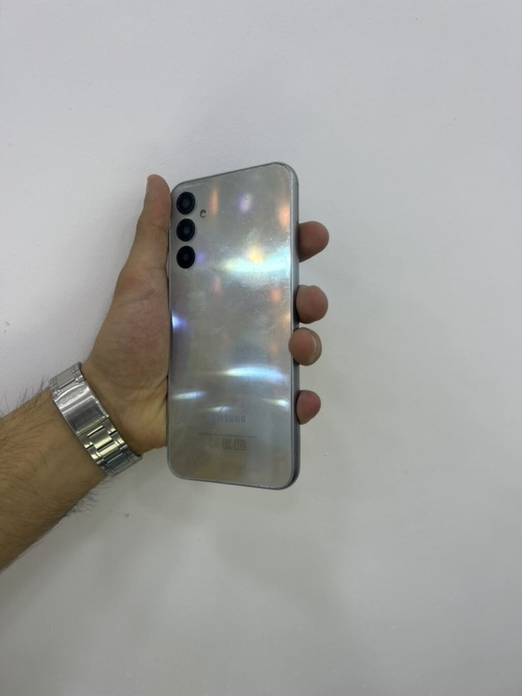 Samsung Galaxy A24 4G, 128 GB, rəng - Gümüşü, Face ID — Samsung, Gəncə (3)