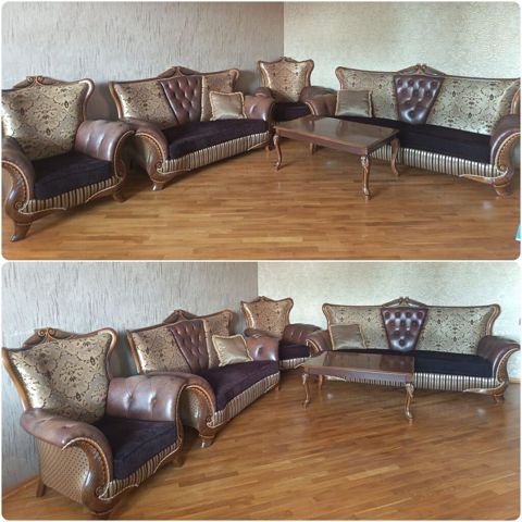 Divan desdi 550 azn Desde 2 divan+2 kreslo+jurnalni daxildir.Unvan — Bakı