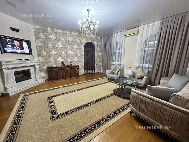 Kirayə 6 otaqlı Həyət evi / Villa, 300 m², Səbail rayonu — Ev, villa, Bakı (5)