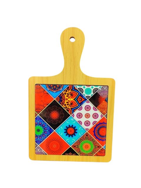 Kvadrat naxışlı altıq, taxta, rəngbərəng — Bakı