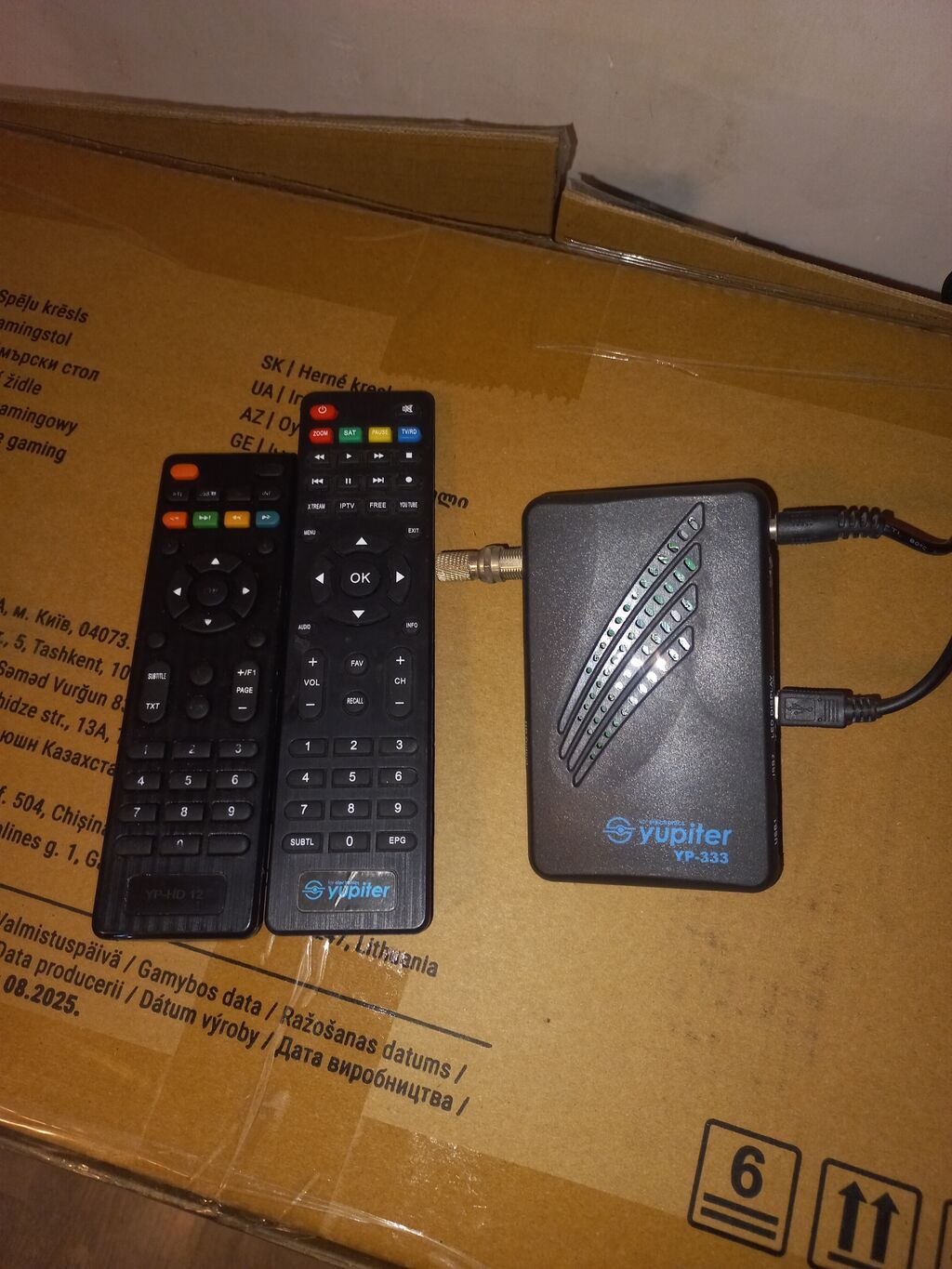 Yupiter YP-333 rəqəmsal TV tuner/receiver dəsti Xüsusiyyətlər — Rəqəmsal və peyk TV, Bakı