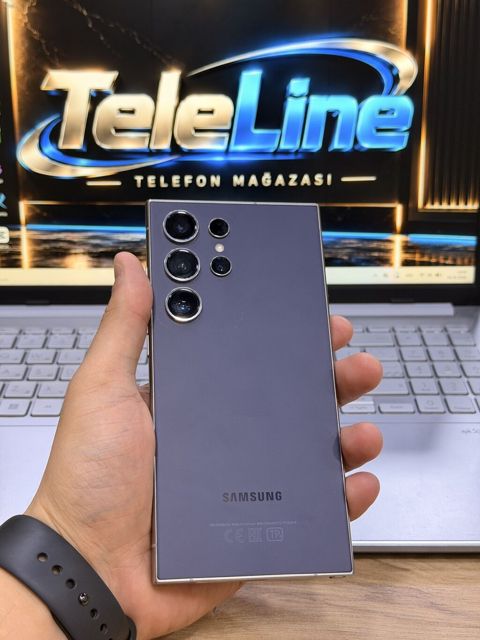 Samsung Galaxy S24 Ultra, 256 GB, Zəmanət, Kredit, Barmaq izi — Bakı