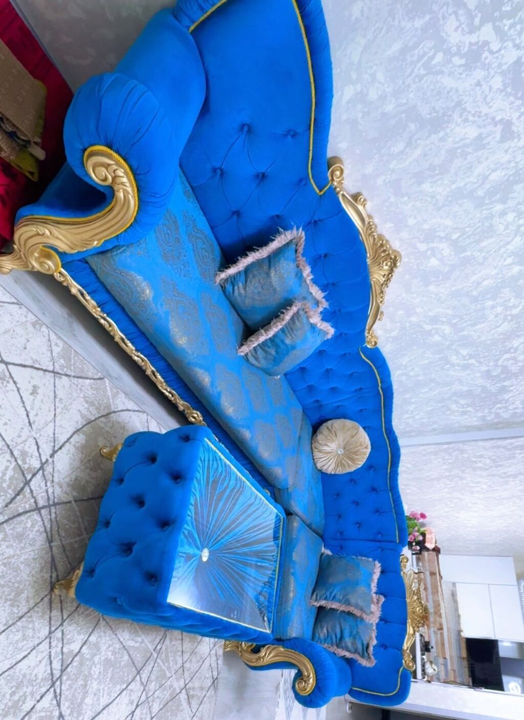 Künc divan, İşlənmiş, Açılmayan, Bazasız, Parça, Çatdırılma yoxdur — Divanlər, Bakı (2)