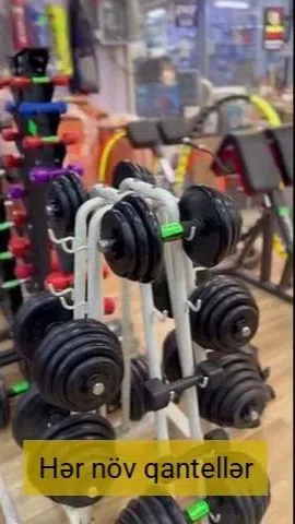 İdman üçün qantellər dəsti — Fitness və simulyatorlar, Bakı (3)