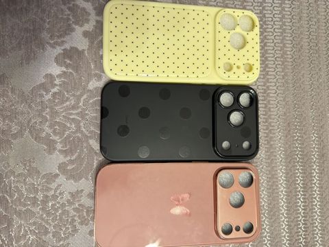 IPhone 17 Pro üçün silikon qoruyucu örtüklər – 3 ədəd dəst. Hər biri 8 — Bakı