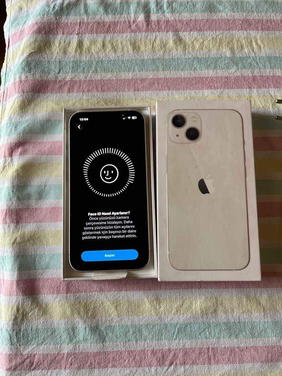 Apple iPhone 13 Starlight 128GB/4GB — Smartfonlar, Ağdam (11)