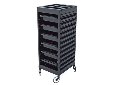 Təkərli dolab Ceriotti Easy, 38x87x36 sm, qara — Bakı