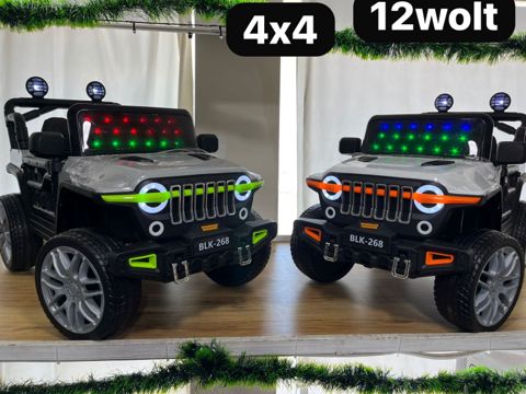 Uşaq elektromobili Jeep Wrangler BLK 268 4x4 — Bakı