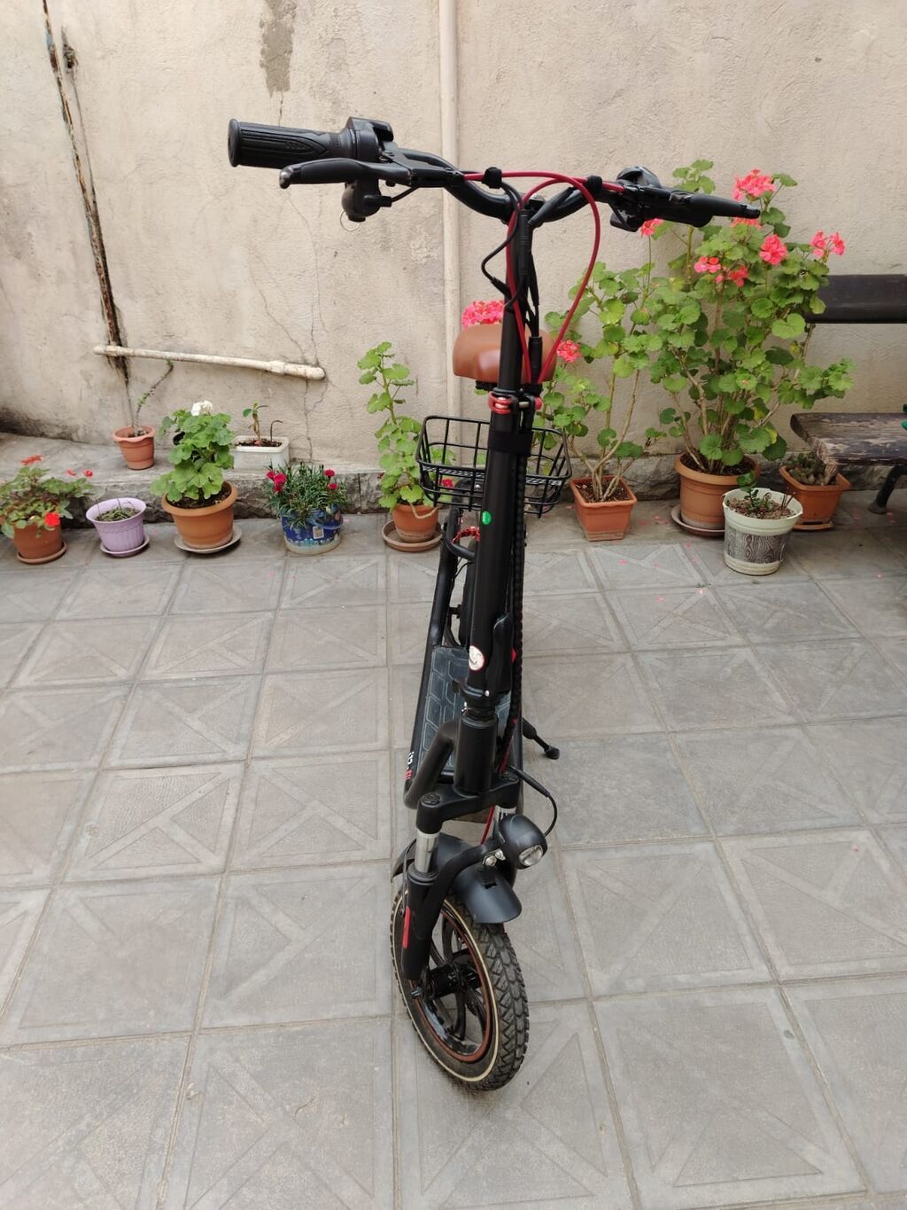 IScooter elektrik skuter - Brend/model: iScooter - Rəng: qara — Mopedlər və skuterlər, Bakı (4)