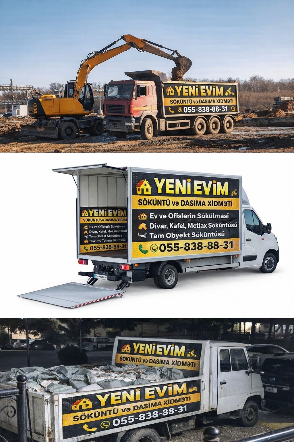 Yeni Evim — Yükdaşıma Xidməti Ev və ofis köçürülməsi Bağ evi və — Yük daşıma xidmətləri, Qobu (4)