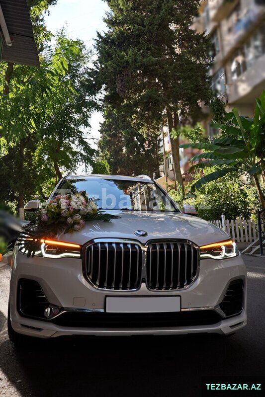 bəy gəlin maşını bmw x7 — Mallar, Bakı (9)