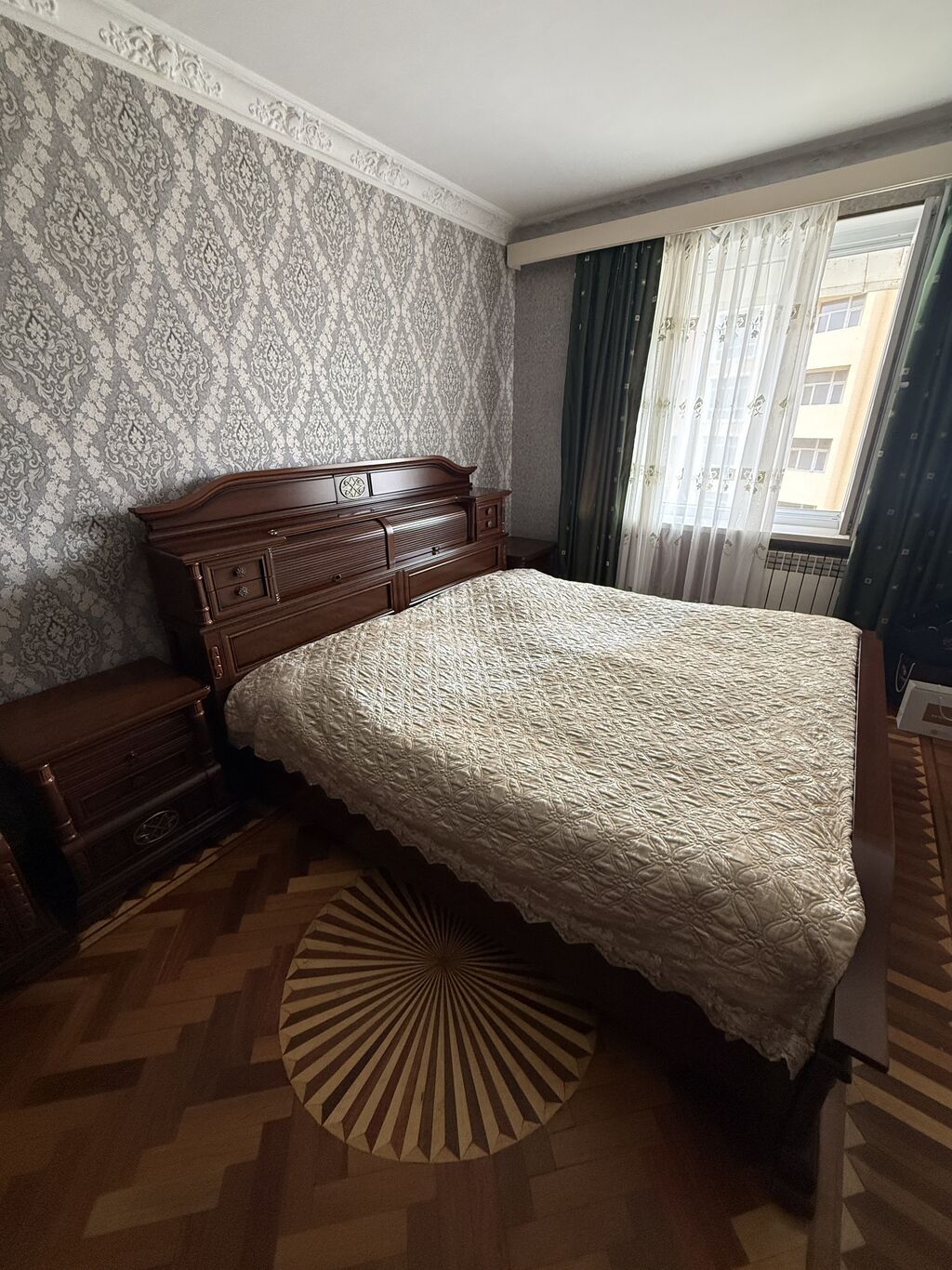 İşlənmiş, İkinəfərlik çarpayı, Bazasız, Matras ilə, Siyirməli — Yataqlar, Bakı (3)