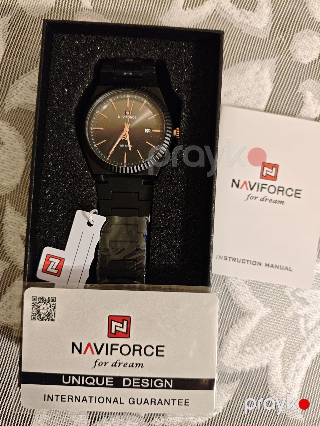 Navıforce Qol Saatı — Qara Metal, Klassik Dəvril Dizayn — Qol saatları, Bakı (2)