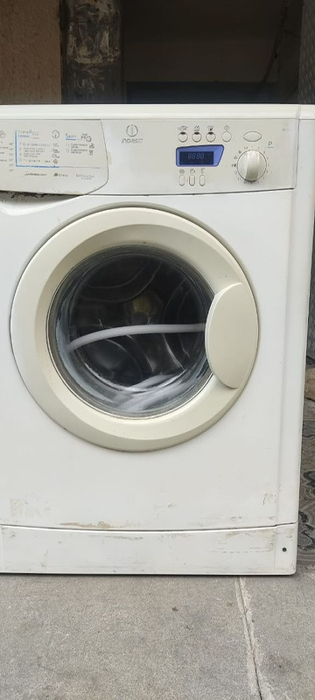 Indesit önyükləməli paltaryuyan maşın - Ön tərəfdən yükləmə, iri — Çamaşır maşınları, Bakı (3)