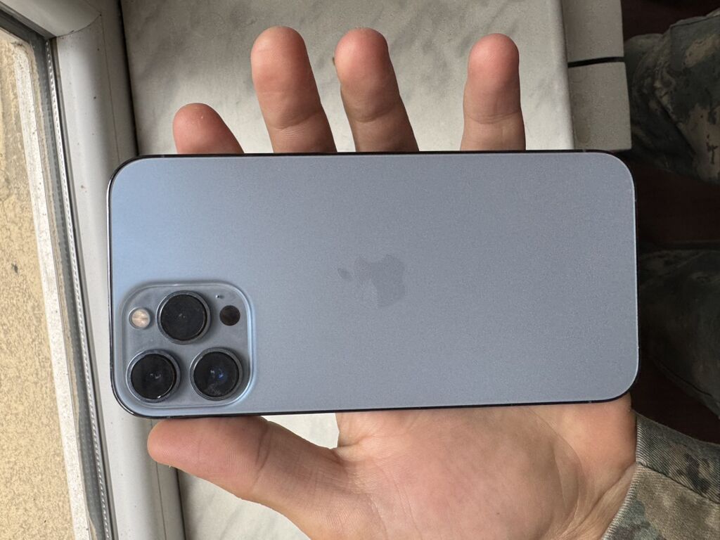 IPhone 13 Pro Max, Sierra Blue, Face ID — Apple iPhone, Bakı (3)
