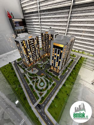 Satılır 2 otaqlı 53.4 m² yeni tikili Asan Xidmət-5 — Mənzil (2)