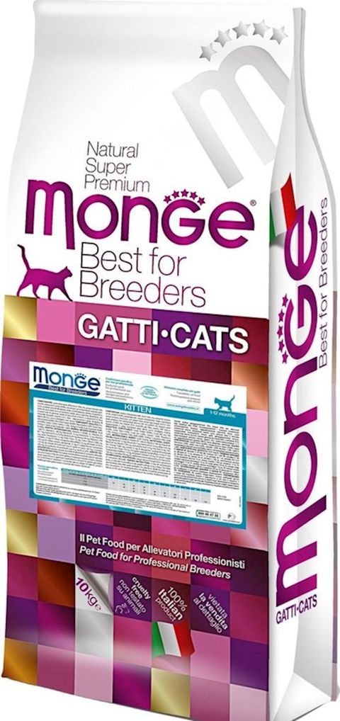 Quru yem Monge Cat Kitten Best for Breeders Chicken pişik balaları üçün 10 kq — Bakı