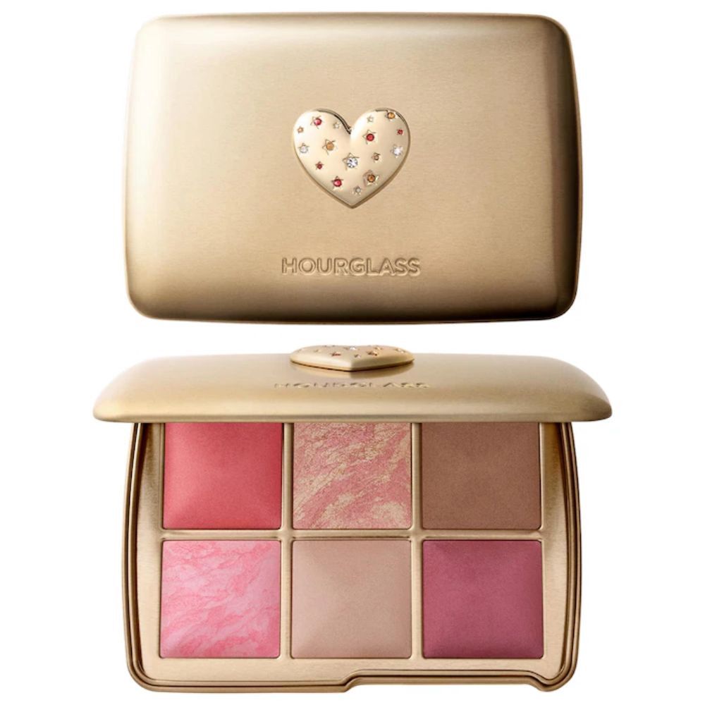 Makiyaj paleti Hourglass, Ambient Lighting Edit Unlocked, Ənlik/Bronzer/Kirşan/Konturinq, 6 rəng, Üz üçün — Mallar, Bakı