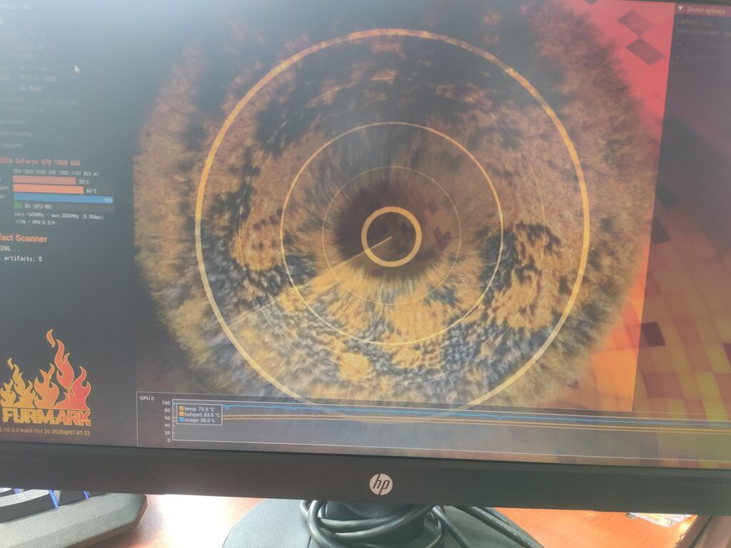 Videokart GeForce GTX 1060, 6 GB, İşlənmiş — Qrafik kartlar, Bakı (6)
