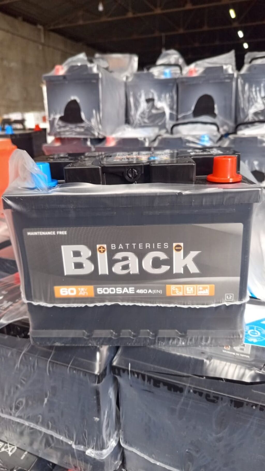 Black Batteries avtomobil akkumulyatoru - Tutum: 60 Ah (12V) - Soyuq — Akkumulyatorlar, Masazır