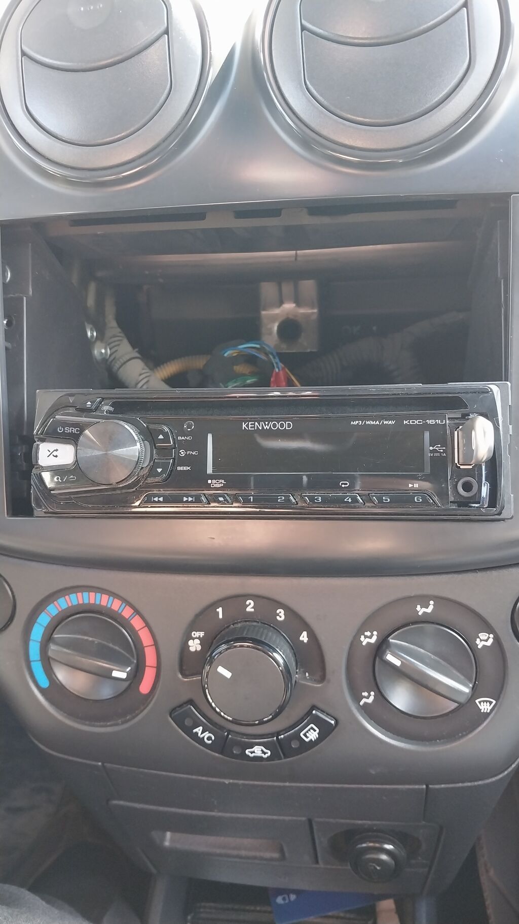 Kenwood KDC-161U avtomobil maqnitofonu - 1-DIN CD receiver — Avtomobil akustikası, Gəncə (2)