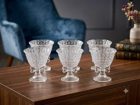 Dondurma qabı dəsti 7890, şüşə, 250 ml, 6 ədəd — Bakı