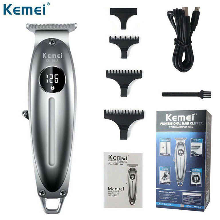 Professional təraş vasitəsi "Kemei 1948 LCD Ekranlı Metal Body" — Gözəllik və səhiyyə, Bakı (6)