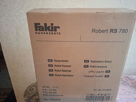 Məhsul: Fakir Hausgeräte Robert RS 780 – Robot Tozsoran — Bakı