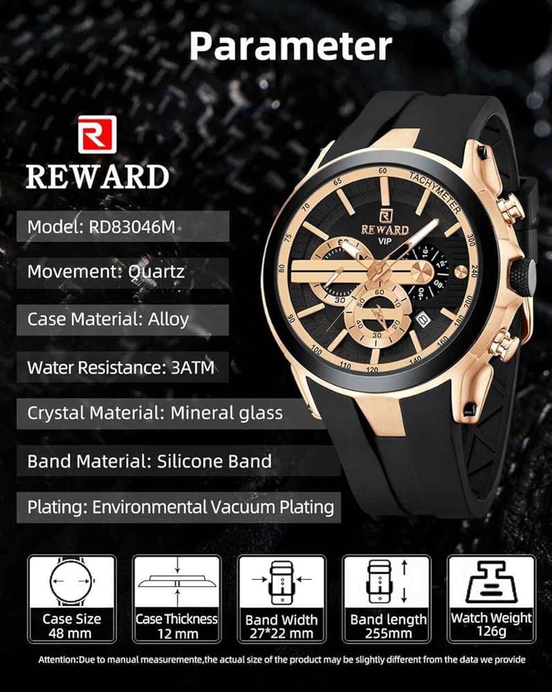Kişi qol saatı Reward RD83046M — Mallar, Bakı (2)