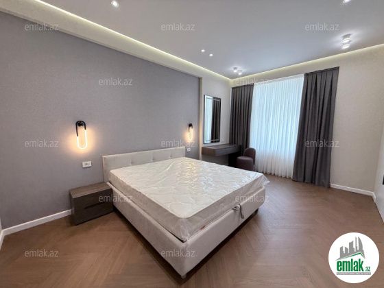 İcarəyə verilir 3 otaqlı 127 m² yeni tikili Ağ şəhər — Mənzil (7)