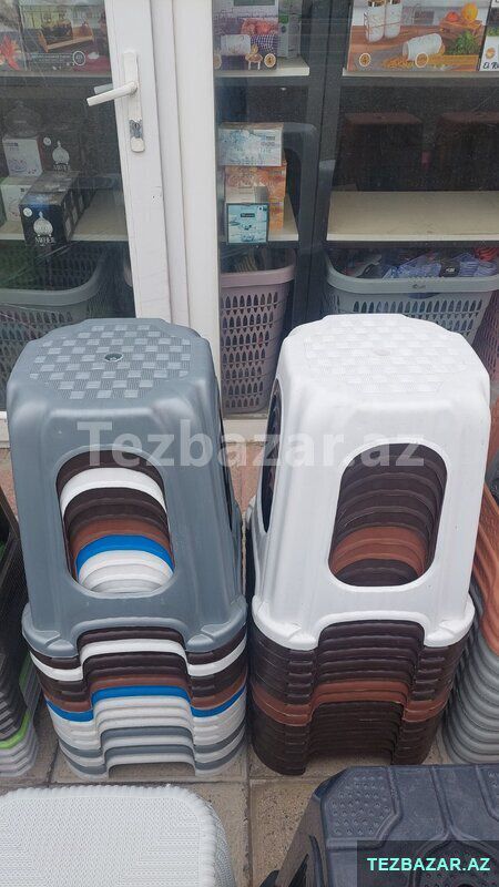 Taburetka stul oturacaq taburetka plastik oturacaqplastik — Ev malları, Bakı (3)
