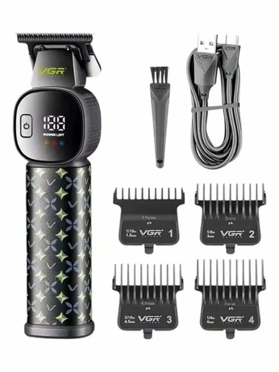 Trimmer VGR 185 1600MAH 6500RPM Keramik bıcaqlı Cord/Cordless LED Displey — Gözəllik və səhiyyə, Bakı (2)