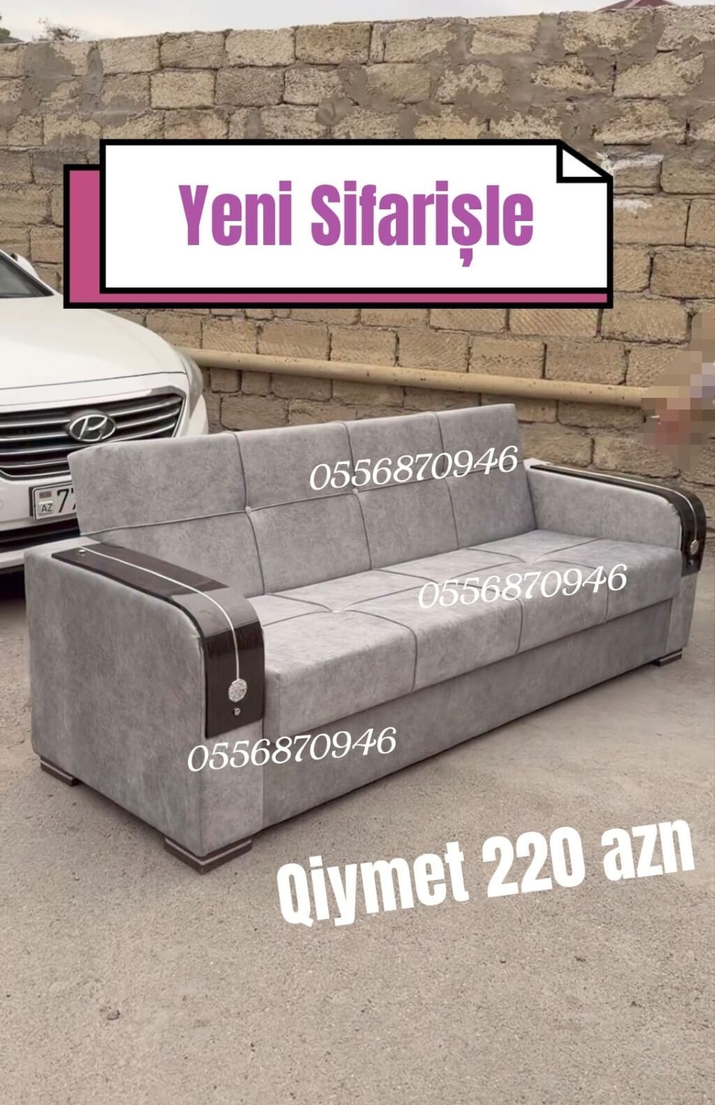 Divan, Yeni, Açılan, Bazalı, Parça, Ödənişli çatdırılma — Divanlər, Bakı (4)