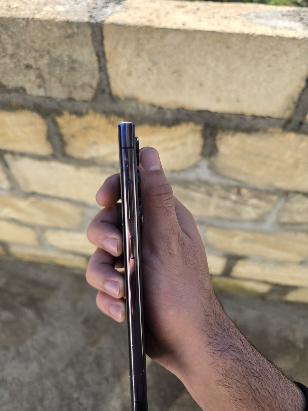 Premium telefon qabı – Galaxy S22 Ultra üçün (kamera kəsiyi və korpus — Digər, Xaçmaz (8)