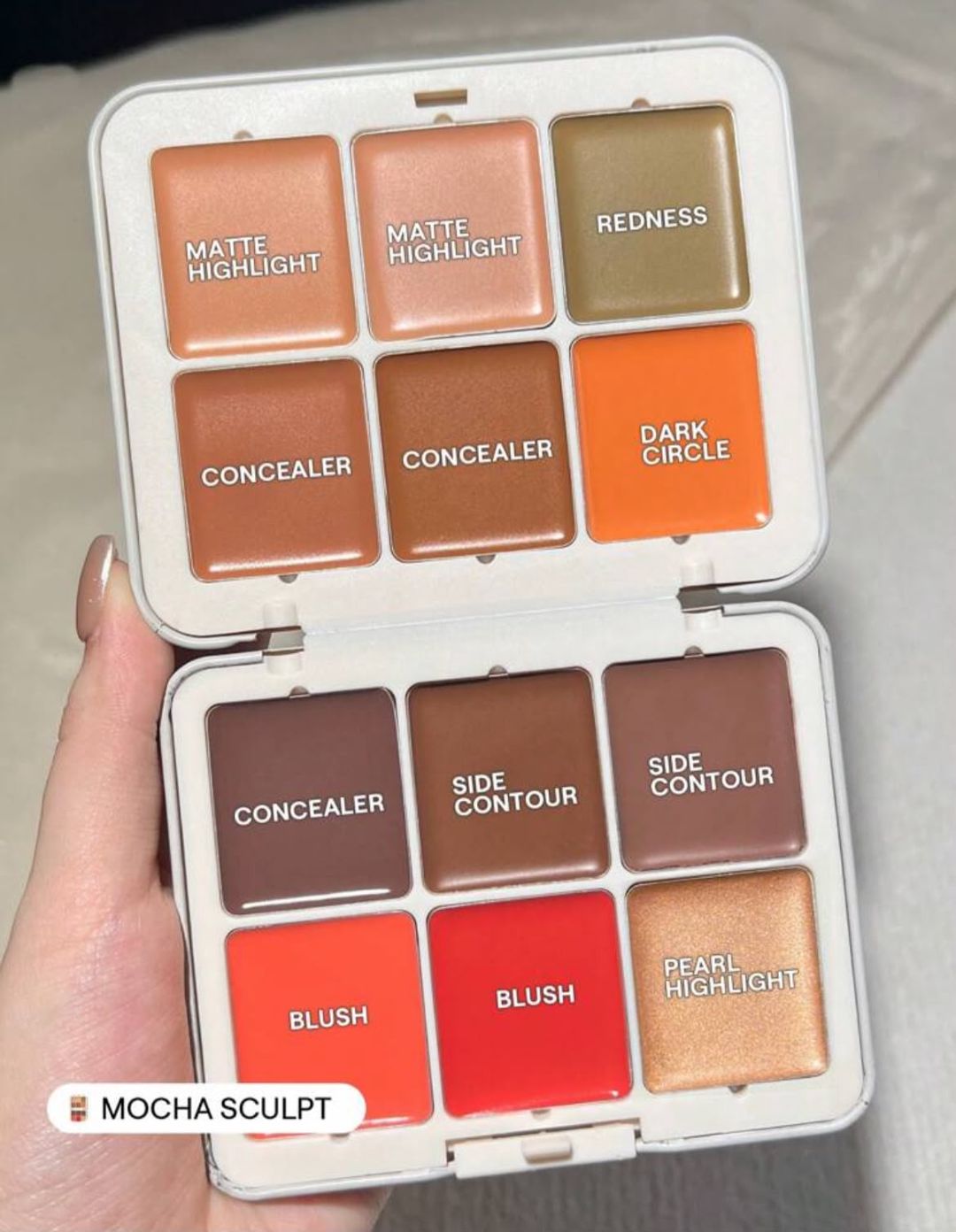 Makiyaj paleti Mocha Sculpt (bronzer + ənlik + xaylayter + konsiler + konturinq + korrektor) — Mallar, Bakı (2)