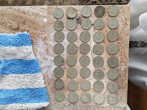 Məhsul: Ssri dövrünə aid 20 qəpiklik sikkələr dəsti Təsvir: - Toplu — Bakı