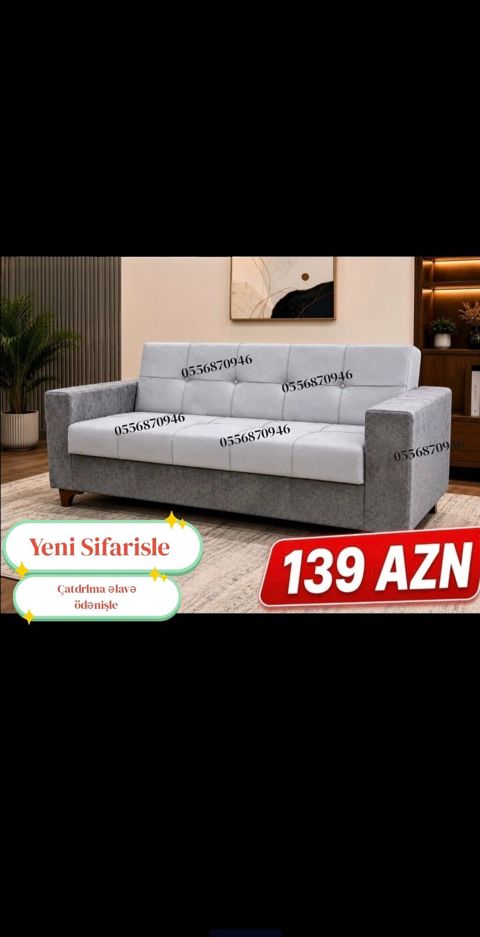 Divan, Yeni, Açılan, Bazalı, Parça, Ödənişli çatdırılma — Bakı