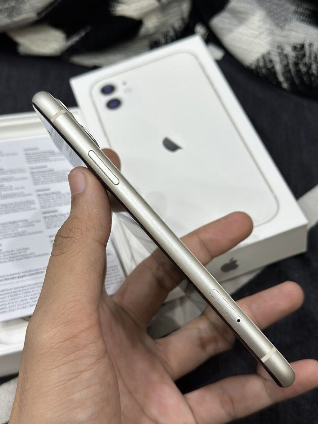 IPhone 11, 128 GB, Ağ, Zəmanət, Face ID, Sənədlərlə — Apple iPhone, Bakı (2)